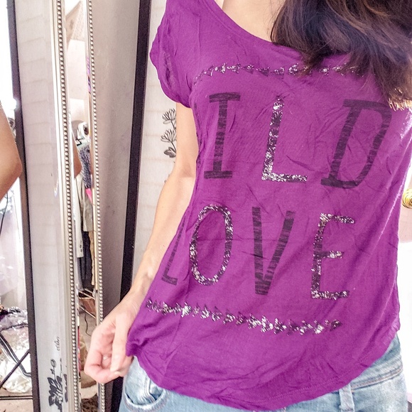 Express Tops - Wild Love t-shirt Express Tops - Wild Love t-shirt